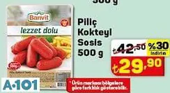 BANVİT PİLİÇ TAVUK KOYTEYL SOSİS